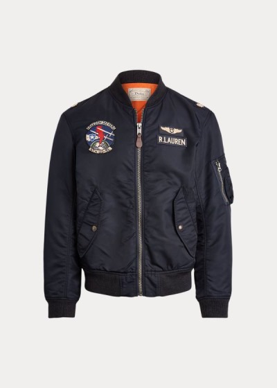 Men's Polo Ralph Lauren Twill Bomber Jacket | 910476ZYH